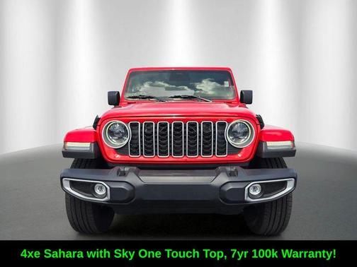 Firecracker Red Clearcoat 2025 Jeep Wrangler 4xe Sahara