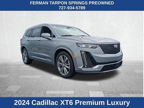 Silver Metallic 2024 Cadillac XT6 Premium Luxury FWD