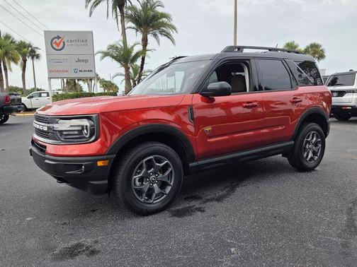 Chili Pepper Red 2023 Ford Bronco Sport Badlands