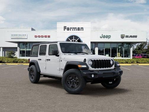 Bright White Clearcoat 2026 Jeep Wrangler Sport