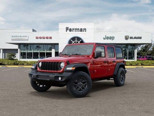 Firecracker Red Clearcoat 2026 Jeep Wrangler Sport
