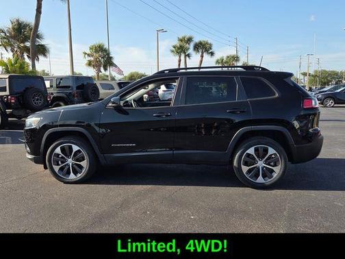 Diamond Black 2022 Jeep Cherokee Limited