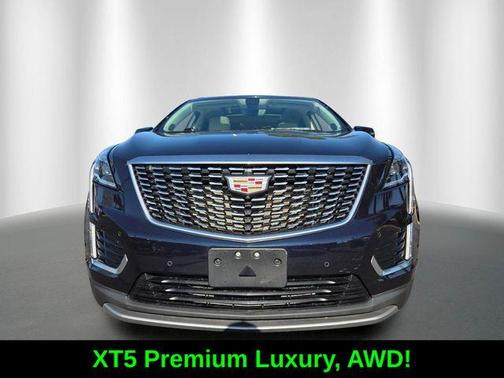 Dark Moon Blue Metallic 2021 Cadillac XT5 Premium Luxury