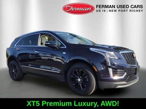 Dark Moon Blue Metallic 2021 Cadillac XT5 Premium Luxury