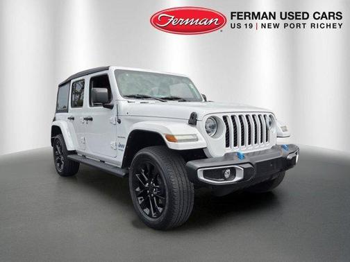 Bright White Clearcoat 2022 Jeep Wrangler Unlimited 4xe Sahara