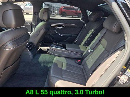 Mythos Black Metallic 2023 Audi A8 L 55