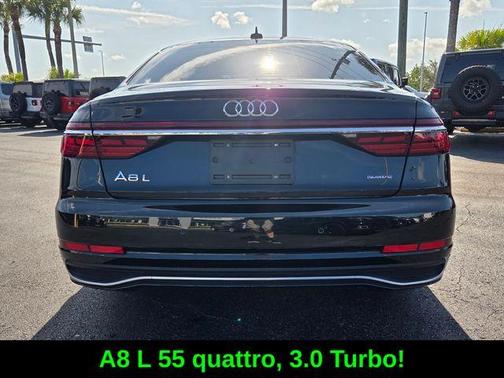 Mythos Black Metallic 2023 Audi A8 L 55