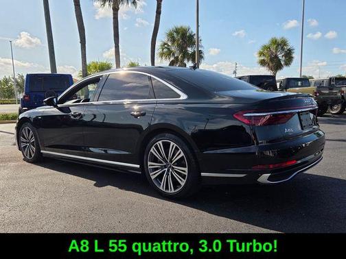 Mythos Black Metallic 2023 Audi A8 L 55