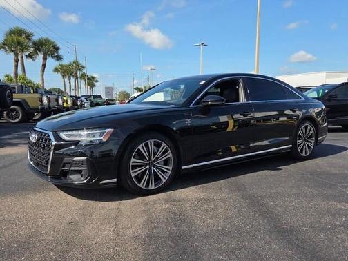 Mythos Black Metallic 2023 Audi A8 L 55