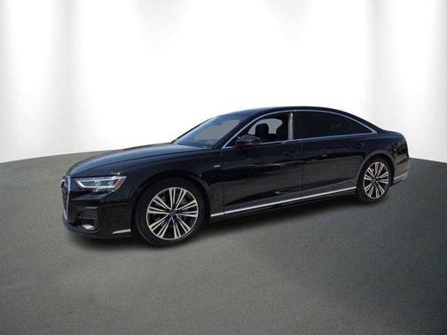 Mythos Black Metallic 2023 Audi A8 L 55