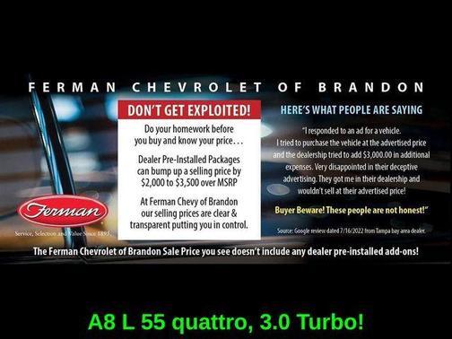 Mythos Black Metallic 2023 Audi A8 L 55