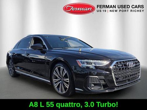Mythos Black Metallic 2023 Audi A8 L 55