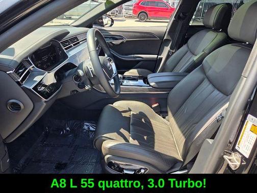 Mythos Black Metallic 2023 Audi A8 L 55