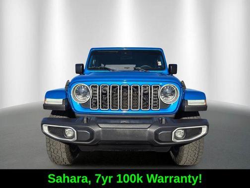Hydro Blue Pearl 2024 Jeep Wrangler Sahara