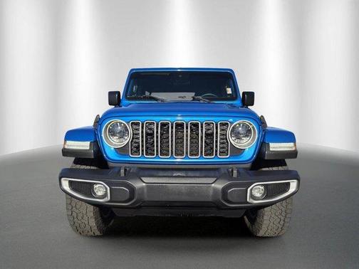 Hydro Blue Pearl 2024 Jeep Wrangler Sahara