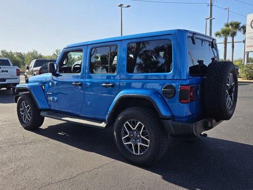 Hydro Blue Pearl 2024 Jeep Wrangler Sahara