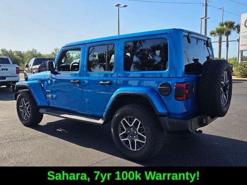 Hydro Blue Pearl 2024 Jeep Wrangler Sahara