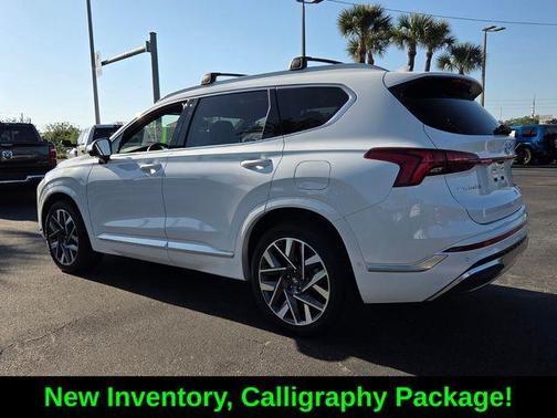 Serenity White Pearl 2023 Hyundai SANTA FE Calligraphy