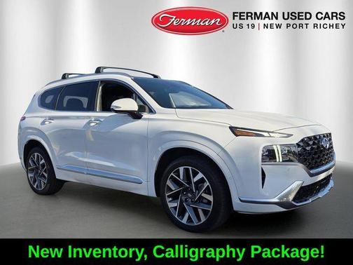 Serenity White Pearl 2023 Hyundai SANTA FE Calligraphy