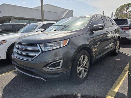 Magnetic Metallic 2018 Ford Edge Titanium