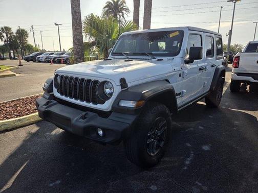 Bright White Clearcoat 2025 Jeep Wrangler Sport