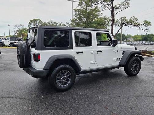 Bright White Clearcoat 2025 Jeep Wrangler Sport