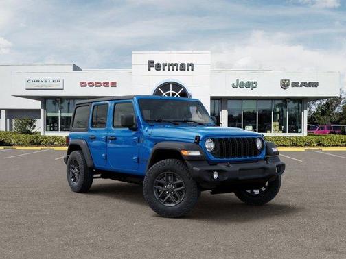 Hydro Blue Pearl 2026 Jeep Wrangler Sport