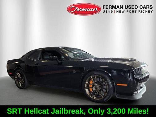 Pitch Black Clearcoat 2023 Dodge Challenger SRT Hellcat