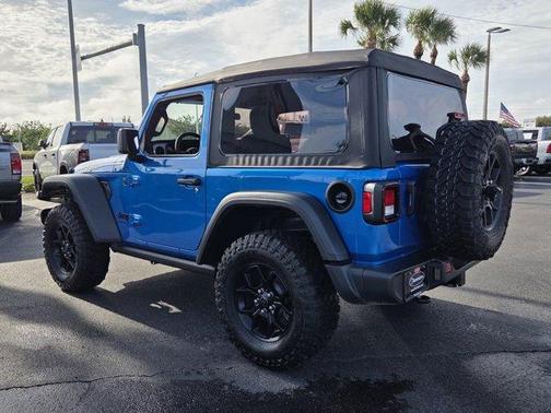 Hydro Blue Pearl 2025 Jeep Wrangler Sport