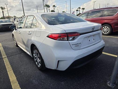White 2025 Toyota Corolla LE