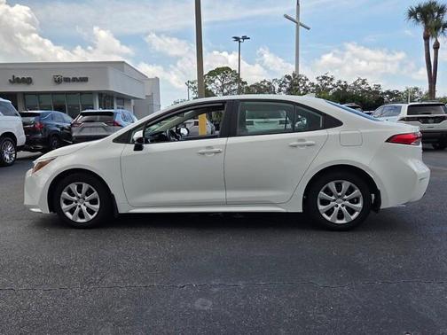 White 2025 Toyota Corolla LE