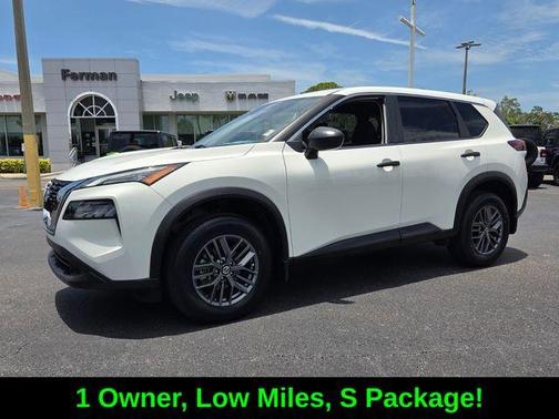 Glacier White 2021 Nissan Rogue S