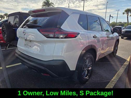 Glacier White 2021 Nissan Rogue S