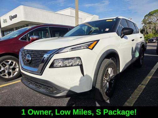 Glacier White 2021 Nissan Rogue S