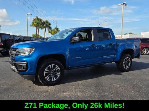 Bright Blue Metallic 2022 Chevrolet Colorado Z71