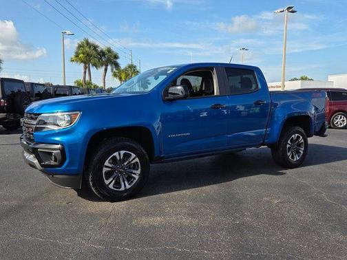 Bright Blue Metallic 2022 Chevrolet Colorado Z71