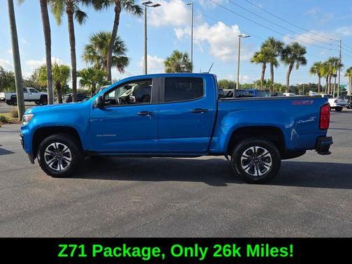 Bright Blue Metallic 2022 Chevrolet Colorado Z71