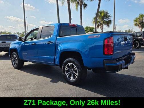 Bright Blue Metallic 2022 Chevrolet Colorado Z71