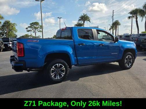 Bright Blue Metallic 2022 Chevrolet Colorado Z71