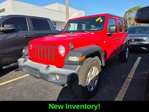 Firecracker Red Clearcoat 2019 Jeep Wrangler Unlimited Sport