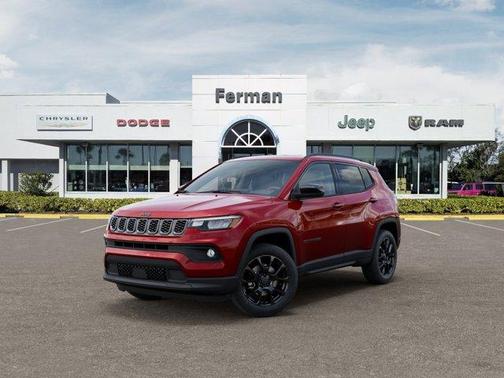 Red 2025 Jeep Compass Latitude