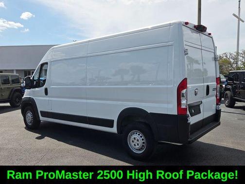 Bright White Clearcoat 2025 RAM ProMaster 2500 High Roof
