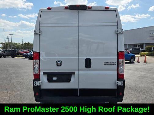 Bright White Clearcoat 2025 RAM ProMaster 2500 High Roof