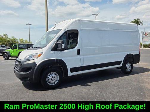 Bright White Clearcoat 2025 RAM ProMaster 2500 High Roof