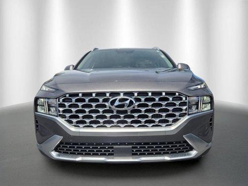 Portofino Gray 2022 Hyundai SANTA FE HEV Blue