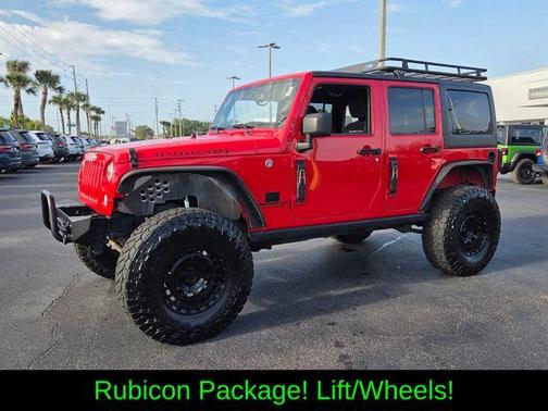 Firecracker Red Clearcoat 2017 Jeep Wrangler Unlimited Rubicon