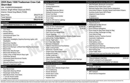 2025 RAM 1500 Tradesman