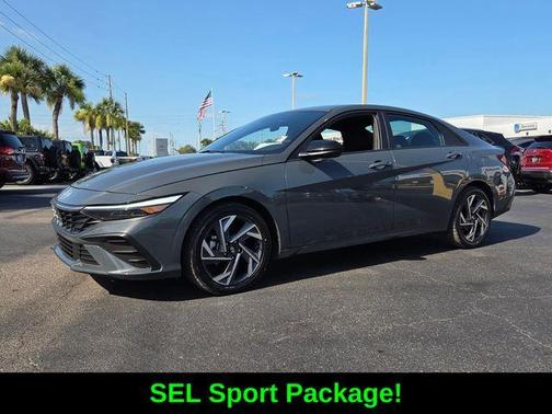 Gray 2025 Hyundai ELANTRA SEL Sport