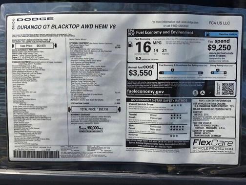 Nickel 2026 Dodge Durango GT Plus HEMI V8