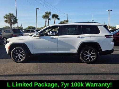 Bright White Clearcoat 2025 Jeep Grand Cherokee L Limited